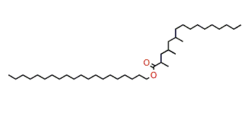 Eicosyl 2,4,6-trimethylhexadecanoate